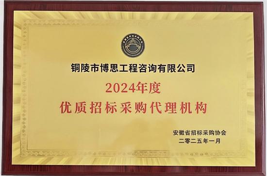 2024年度 优质招标采购代理机构